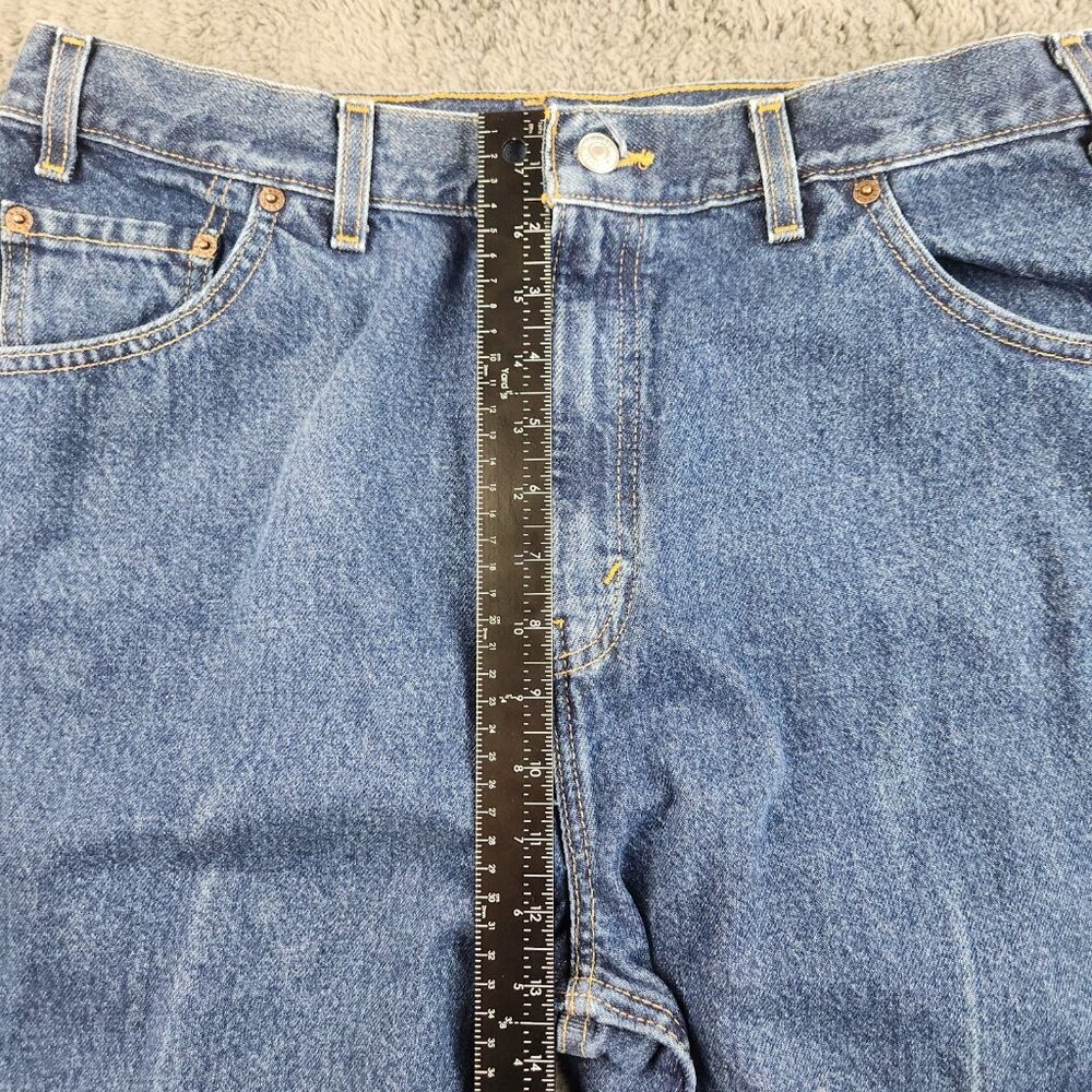 VTG Y2K High Waisted Mom Jeans Women's 16 Levi's 550 Curvy Straight Tapered Leg - Picture 7 of 12